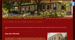 Desktop Screenshot of gasthof-coschuetz.de